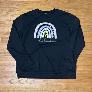 Black “Be Kind” Sweatshirt